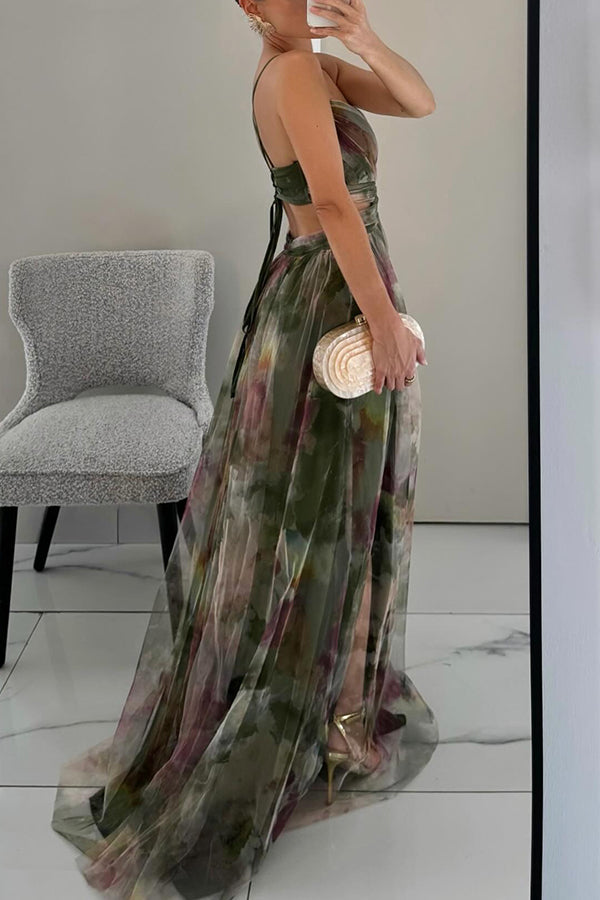 JO | Stylish maxi dress with floral print for women