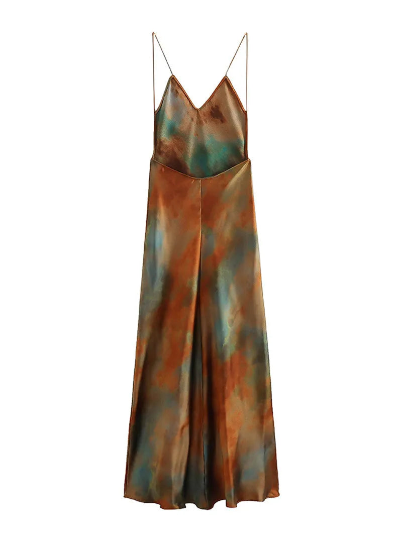 JO | Elegant long evening dress with open back