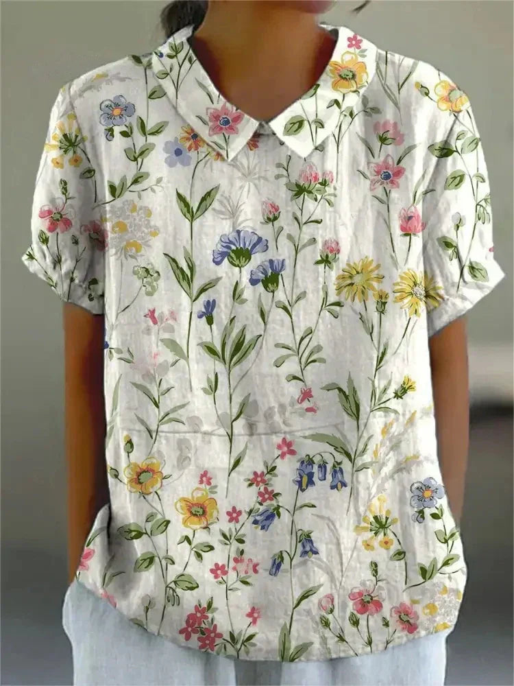 JO | Blouse with floral print for women