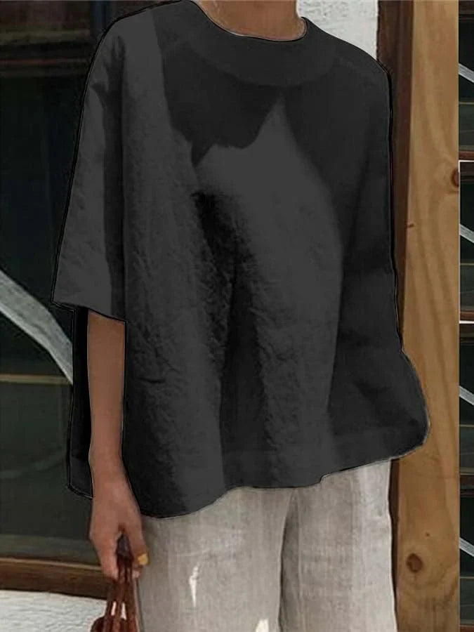 JO | Comfortable, loose round neck top