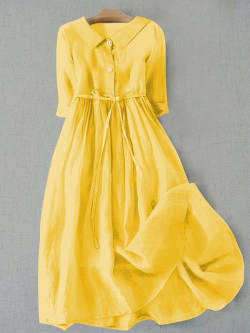 JO | Literally simple cotton dress