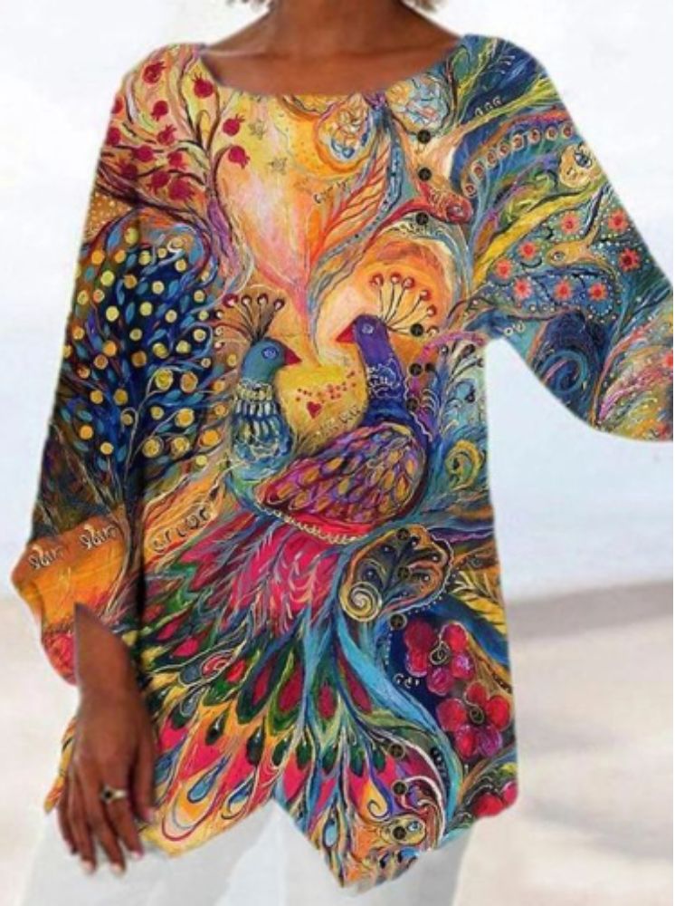 JO | Colourful printed blouse