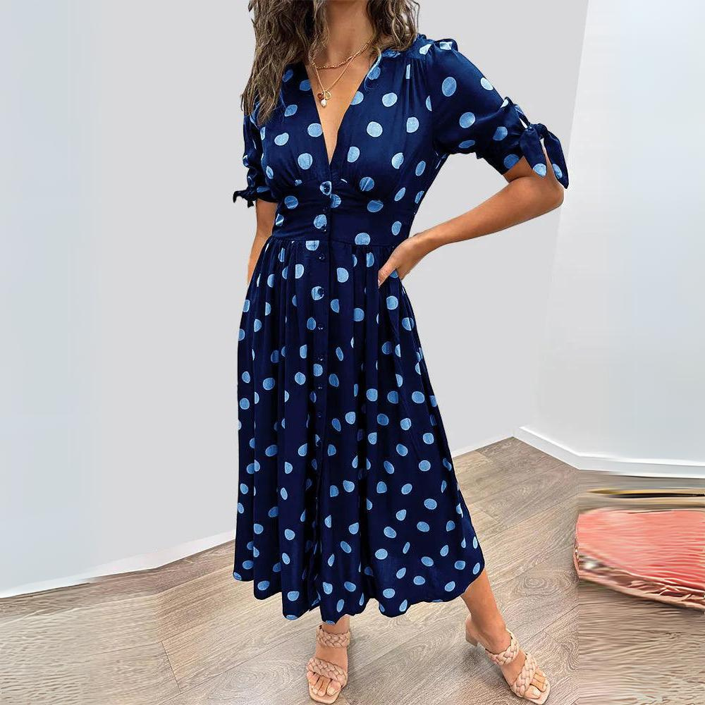JO | Midi dress with dots
