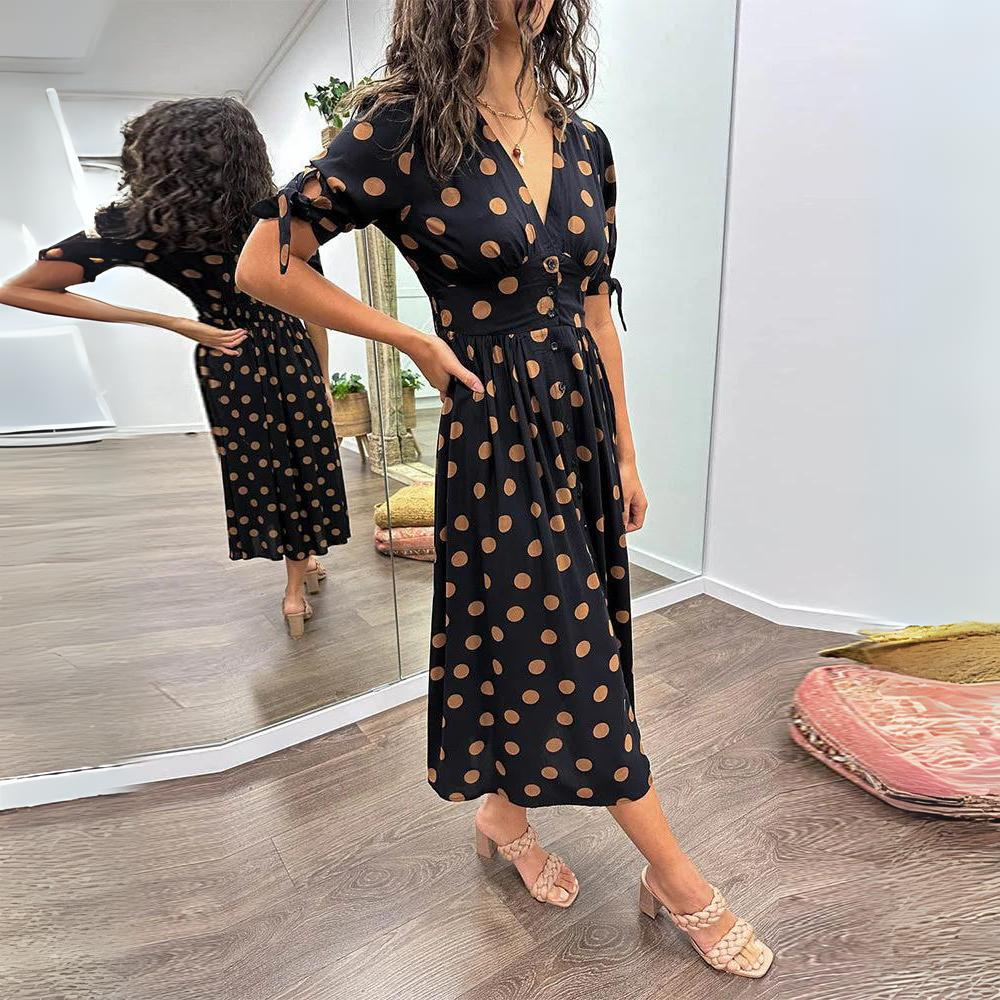 JO | Midi dress with dots
