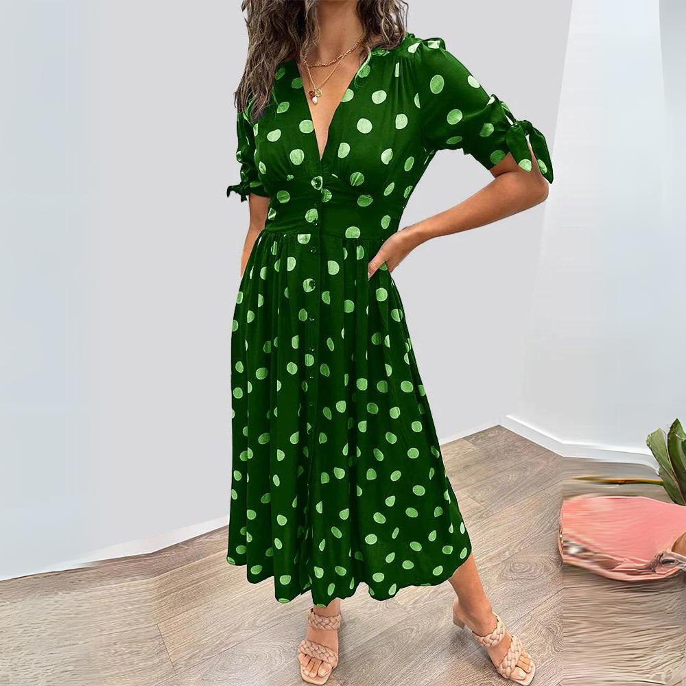 JO | Midi dress with dots