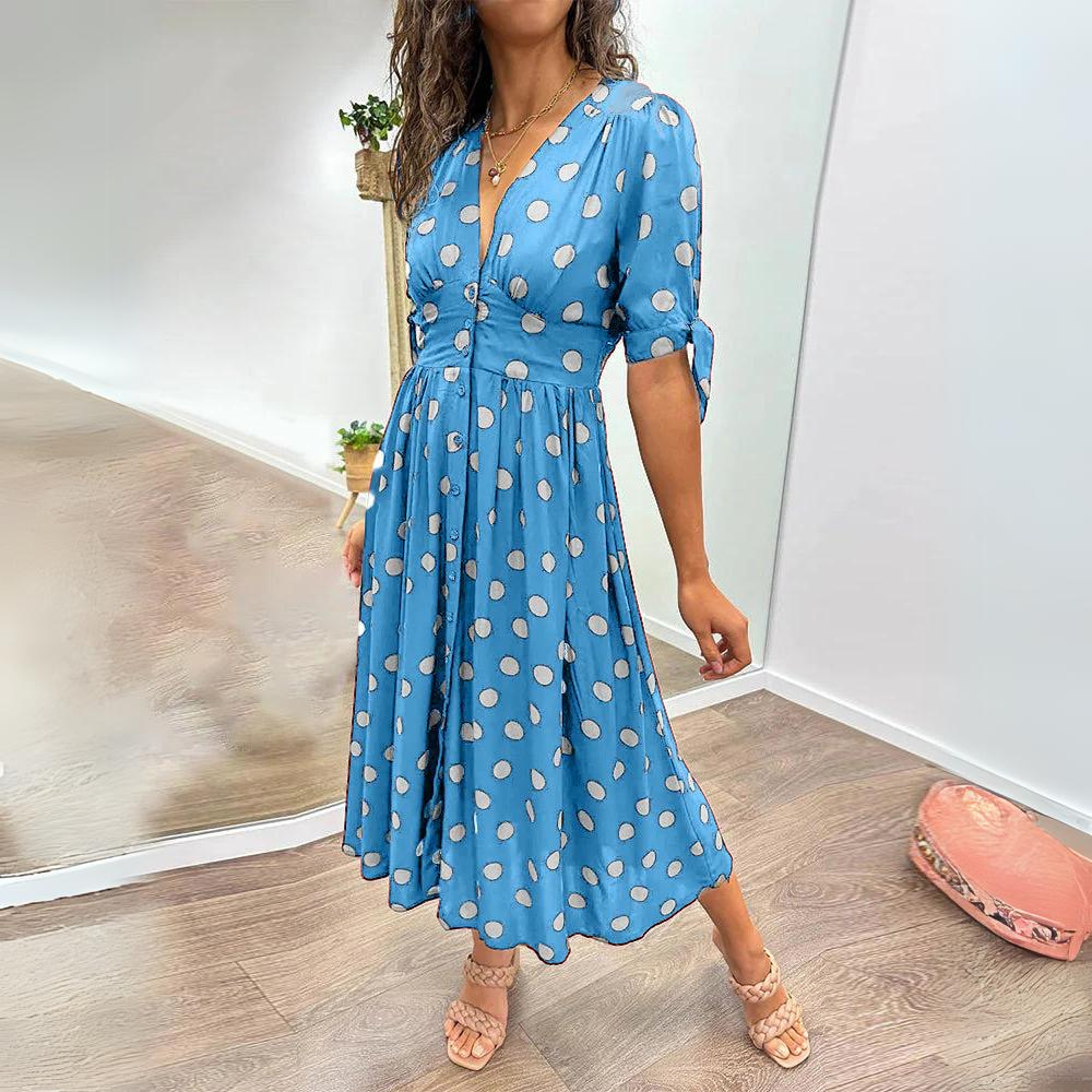 JO | Midi dress with dots