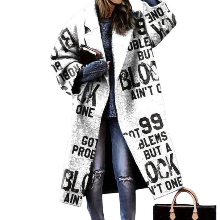 JO | long, warm wool coat in enchanting colors