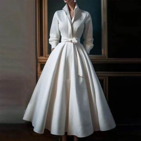JO | Elegant white long dress