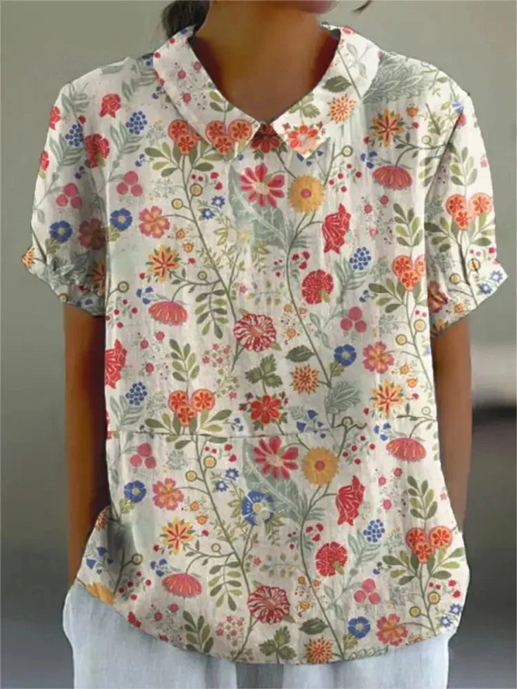 JO | Blouse with floral print for women