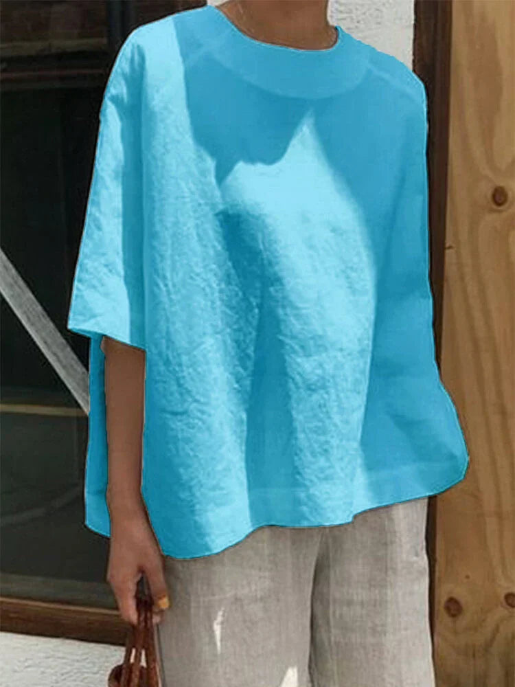 JO | Comfortable, loose round neck top