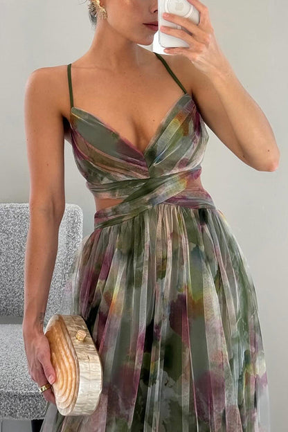 JO | Stylish maxi dress with floral print for women