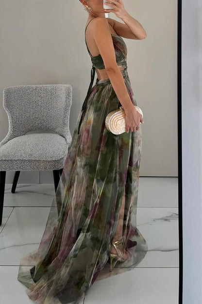 JO | Stylish maxi dress with floral print for women