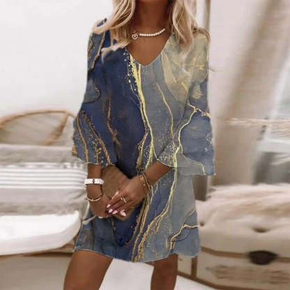 JO | Dress with stylized print