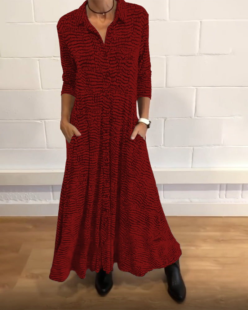 JO | Dress with print and pockets