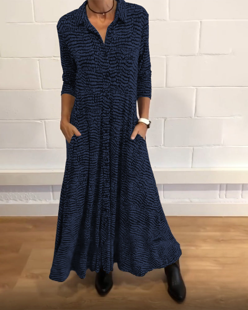 JO | Dress with print and pockets