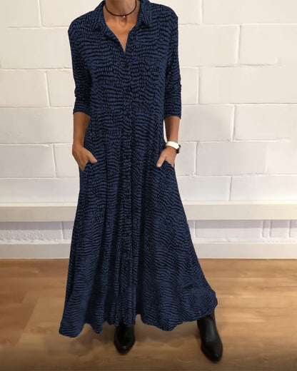 JO | Dress with print and pockets