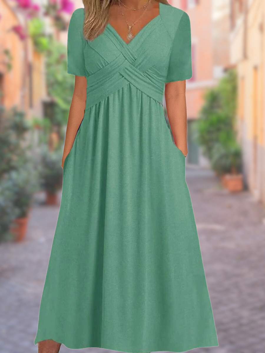 JO | Midi dress with side pockets