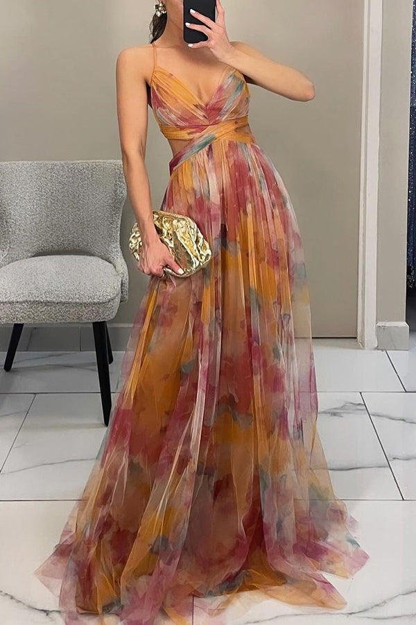 JO | Stylish maxi dress with floral print for women