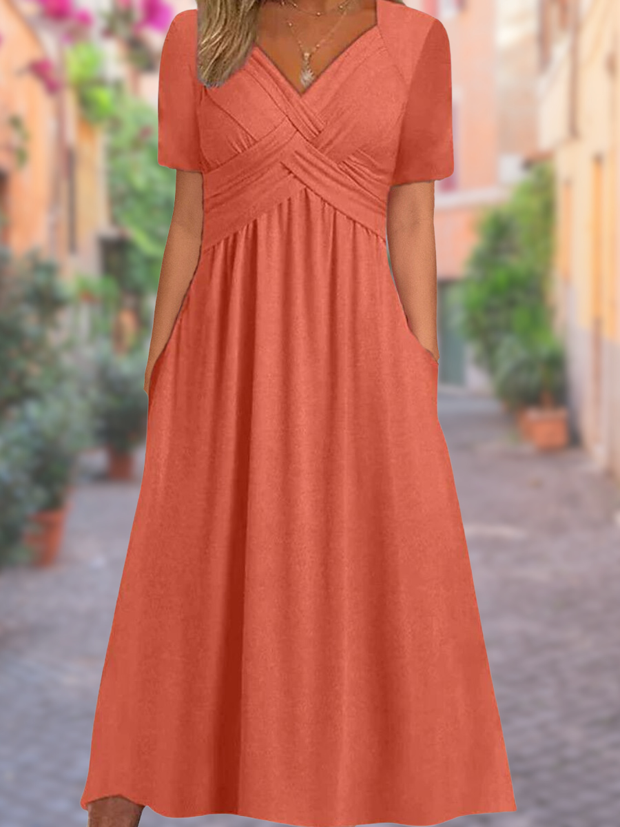 JO | Midi dress with side pockets