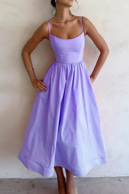 JO | Strapless dresses with U-neckline and fixed pleats