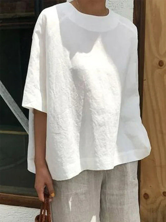 JO | Comfortable, loose round neck top