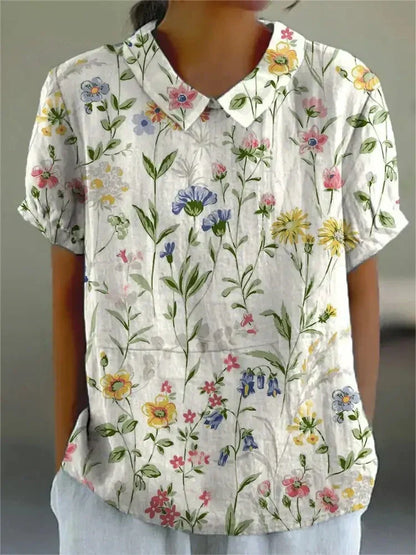 JO | Blouse with floral print for women