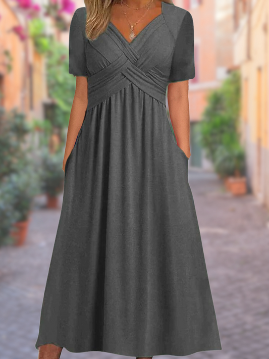 JO | Midi dress with side pockets