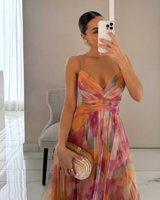 JO | Stylish maxi dress with floral print for women