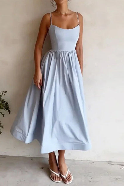 JO | Strapless dresses with U-neckline and fixed pleats