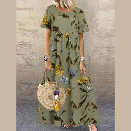 JO | Bohemian Floral Maxi Dress