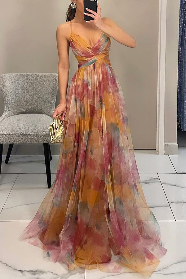 JO | Stylish maxi dress with floral print for women