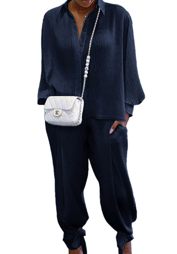 JO | Soft and light blouse and trousers