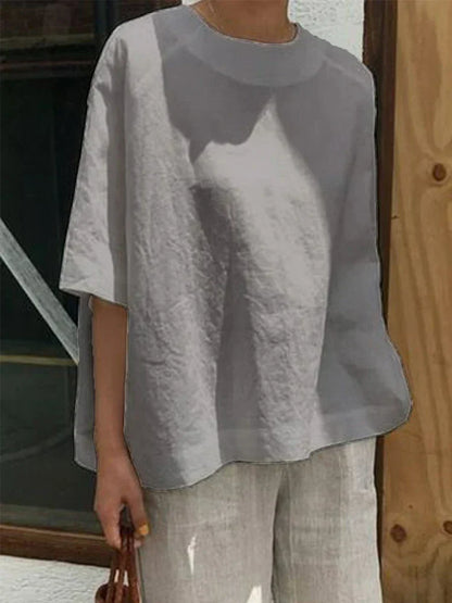 JO | Comfortable, loose round neck top