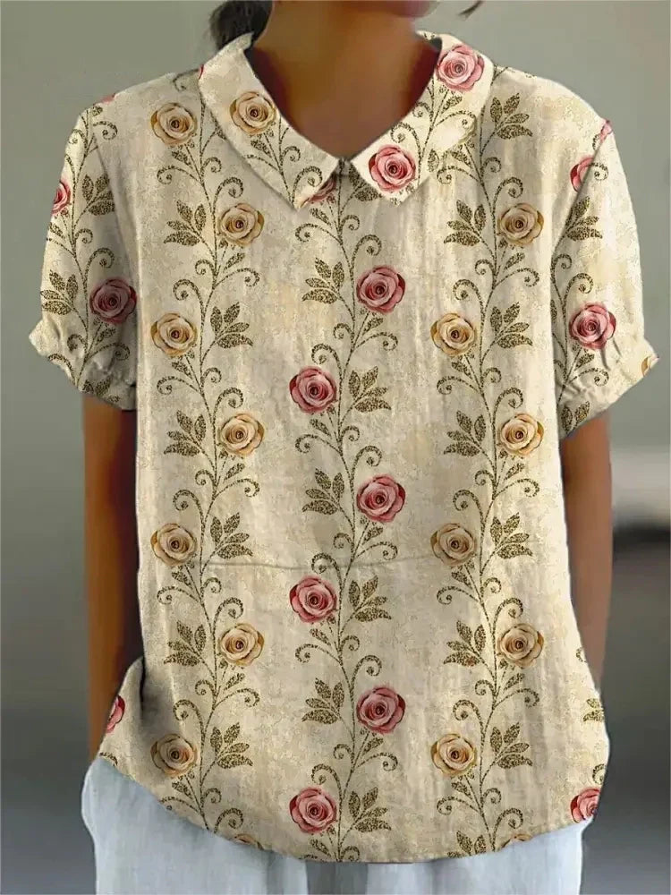 JO | Blouse with floral print for women