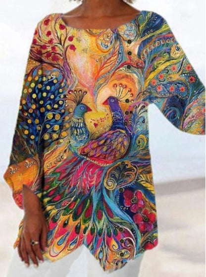 JO | Colourful printed blouse