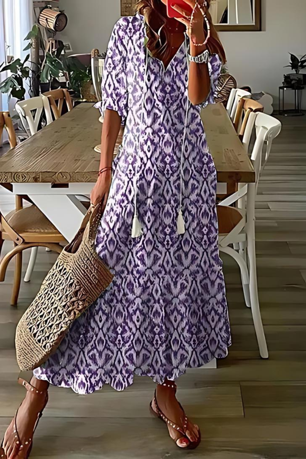 JO | Long, elegant floral dress