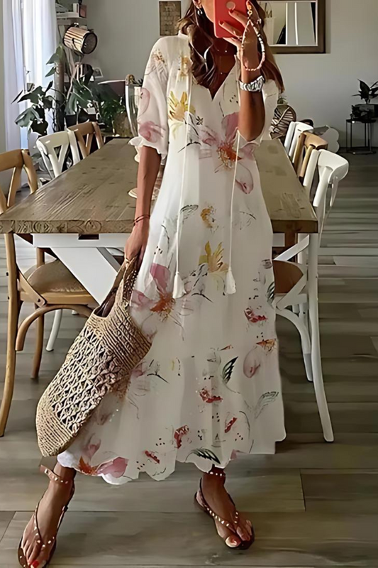 JO | Long, elegant floral dress