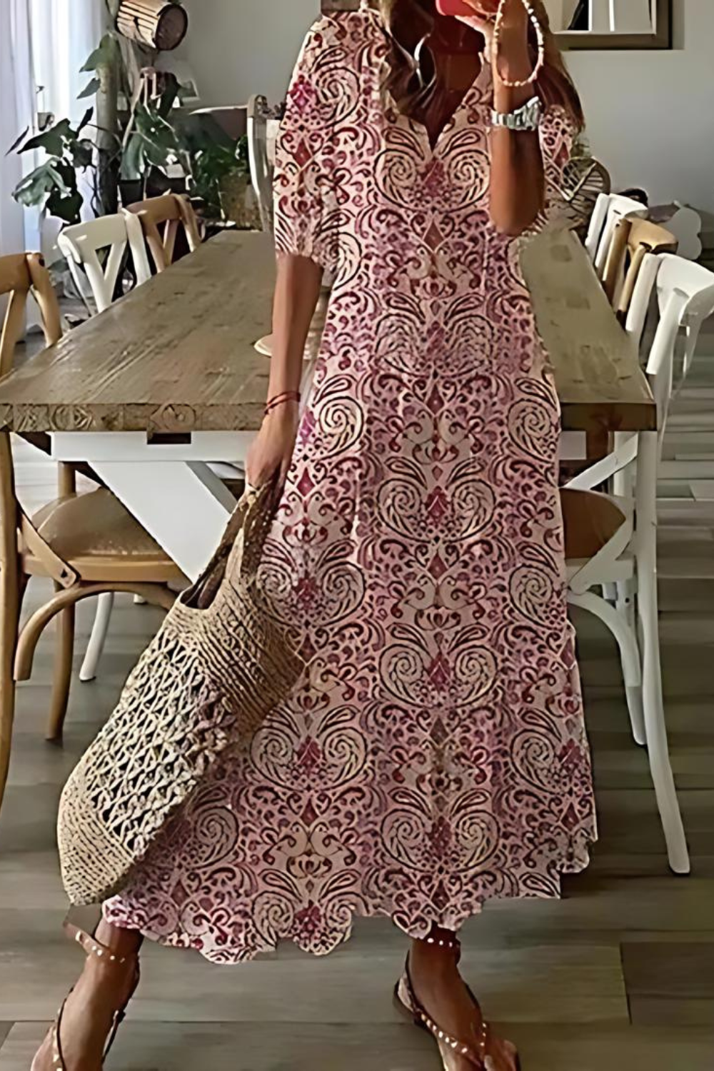 JO | Long, elegant floral dress