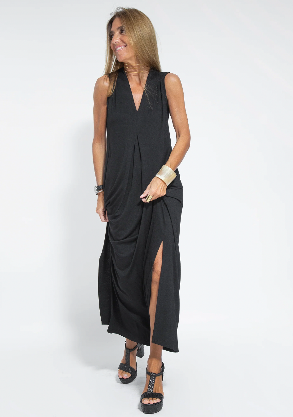 JO | Set of long slimming dress and vest