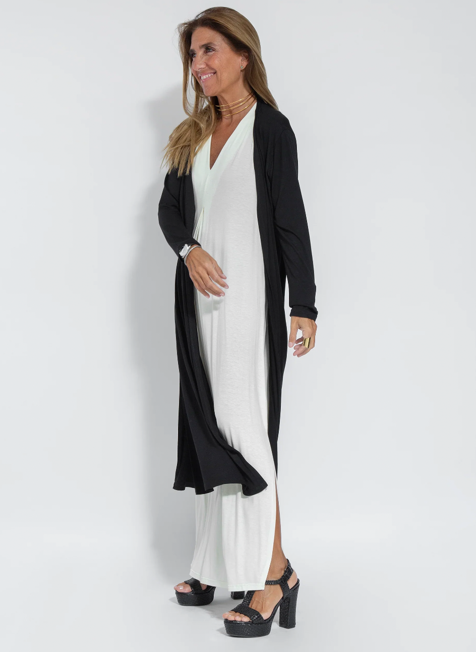 JO | Set of long slimming dress and vest