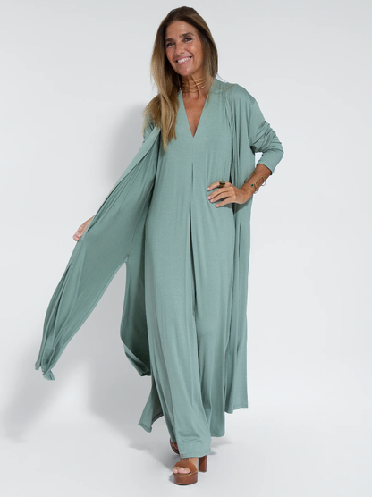 JO | Set of long slimming dress and vest
