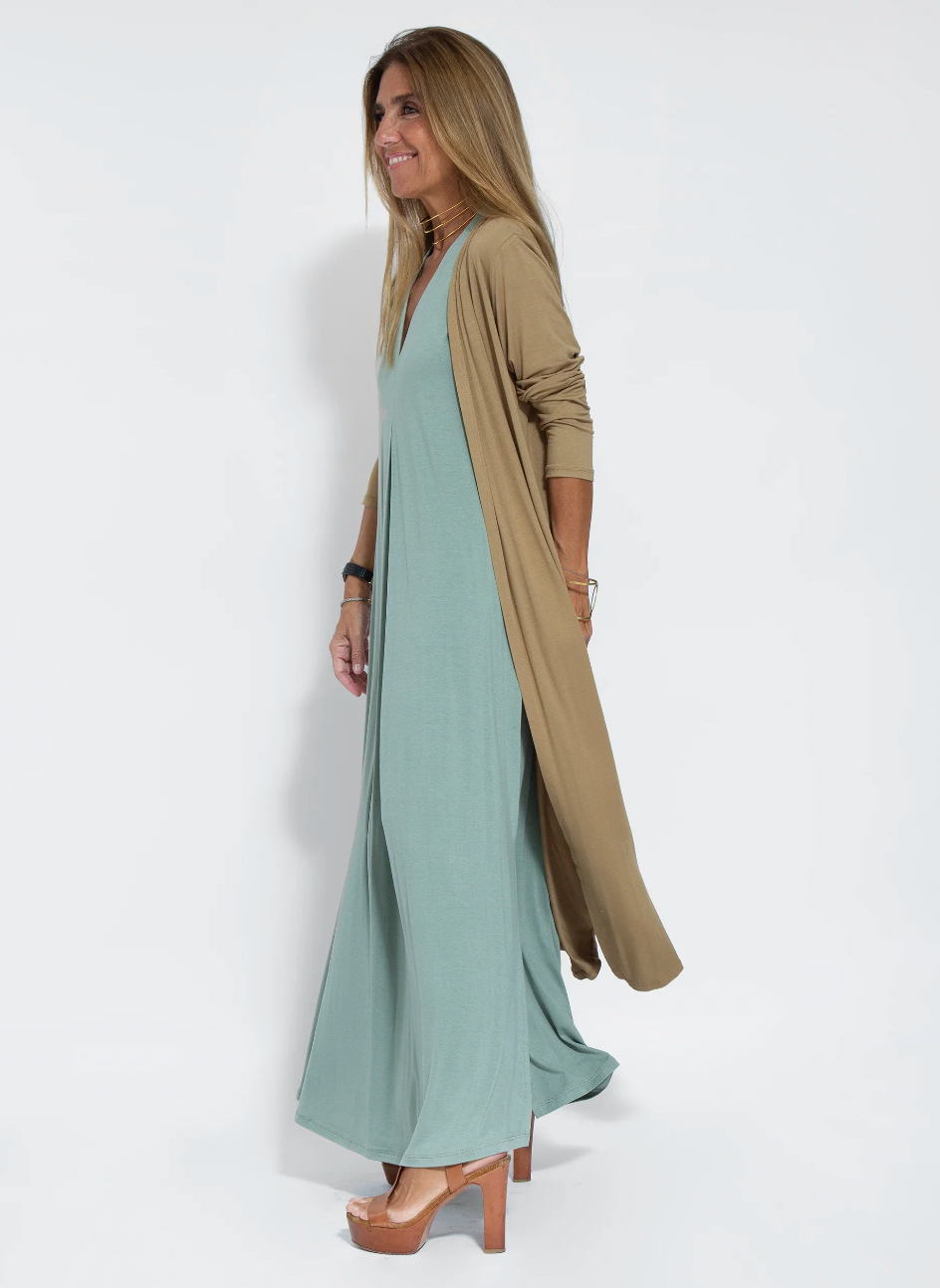 JO | Set of long slimming dress and vest