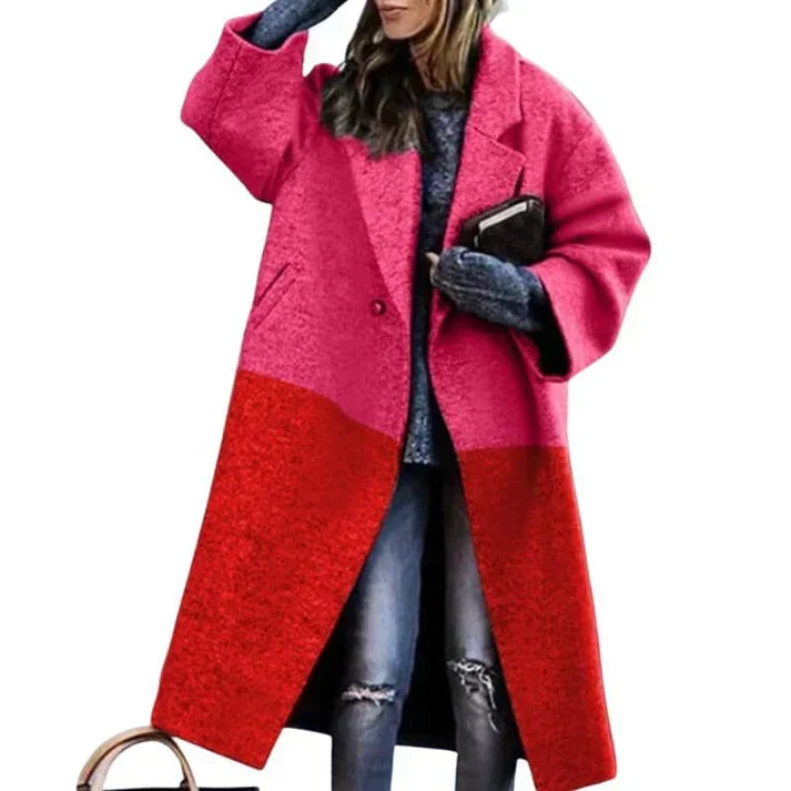 JO | long, warm wool coat in enchanting colors