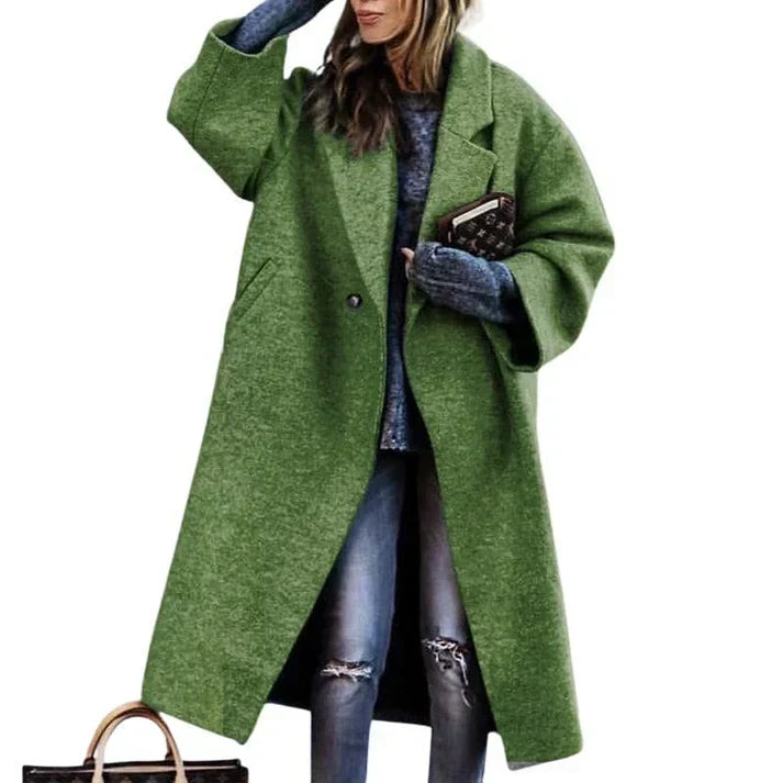 JO | long, warm wool coat in enchanting colors