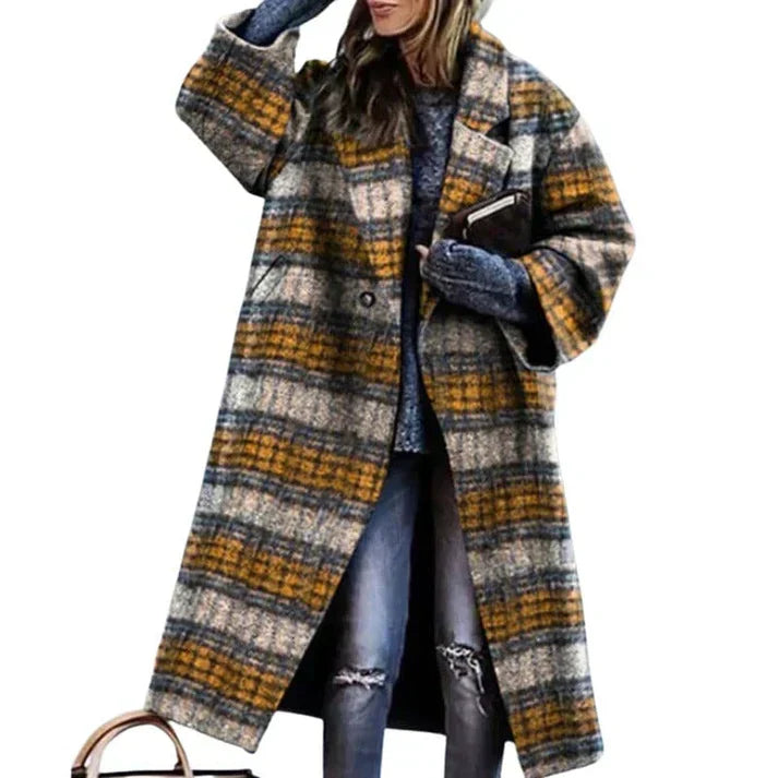 JO | long, warm wool coat in enchanting colors