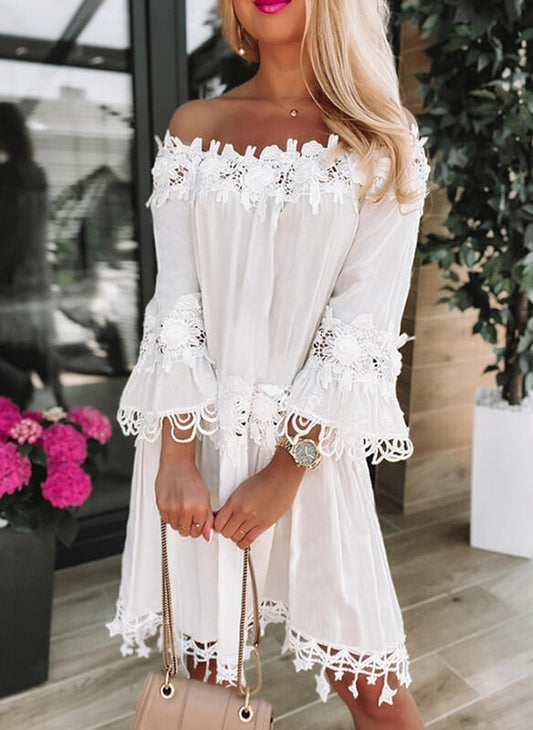 JO | Pretty Graceful Slim Classic Skinny Off-Shoulder Dresses