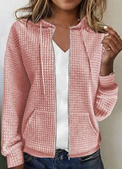 JO | Casual jacket with pocket in solid color