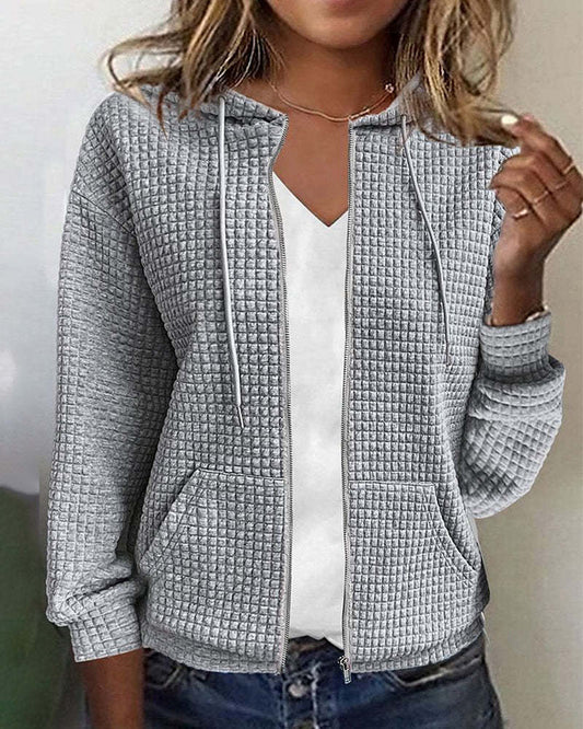 JO | Structured jacket with zip