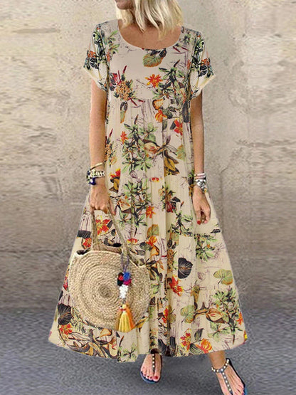 JO | Bohemian Floral Maxi Dress