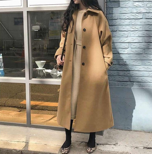 JO | trendy long ladies coat